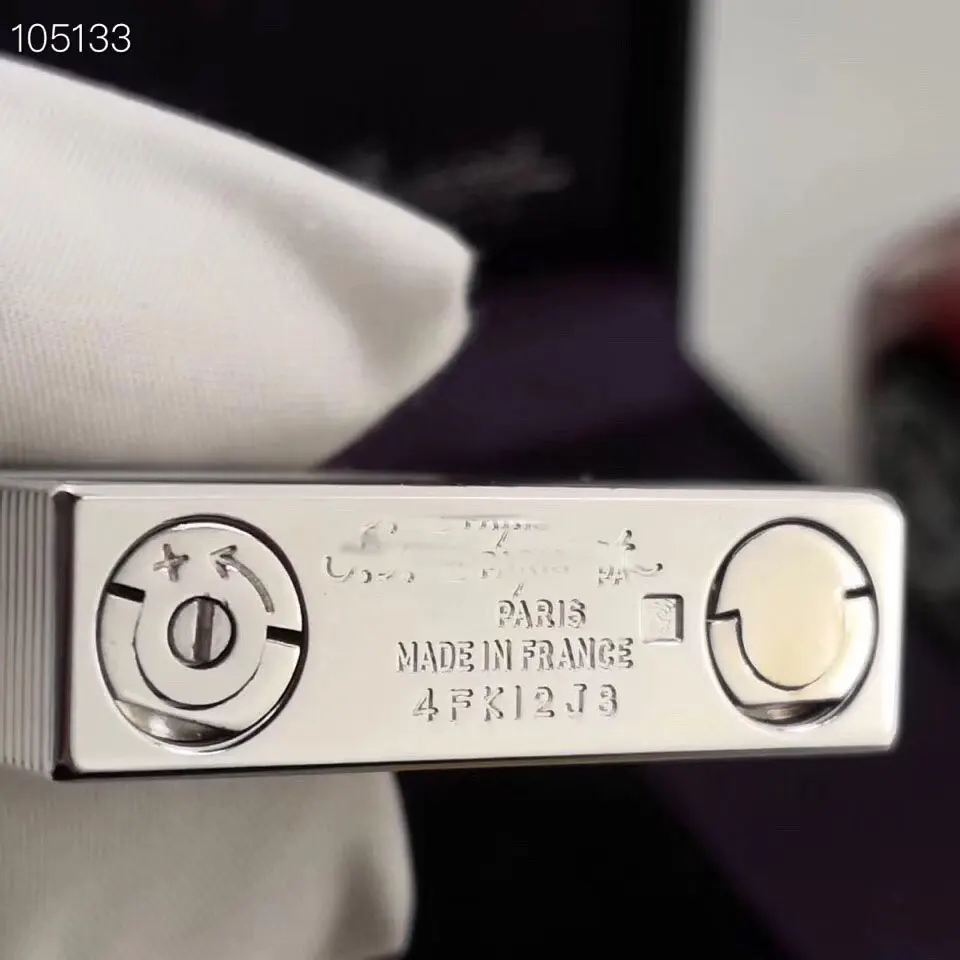 

Exquisitely carved horizontal stripes open flame gas cigarette metal lighter for men's smoking flat sound lighter male gift