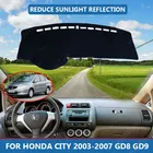 Коврик для правой руки из полиэфирного волокна с защитой от УФ-лучей для приборной панели автомобиля Honda City 2003-2007 GD8 GD9