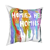 homies help homies adventure time pillowcase printed cushion cover decoration princess bubblegum pillow case cover 40x40cm