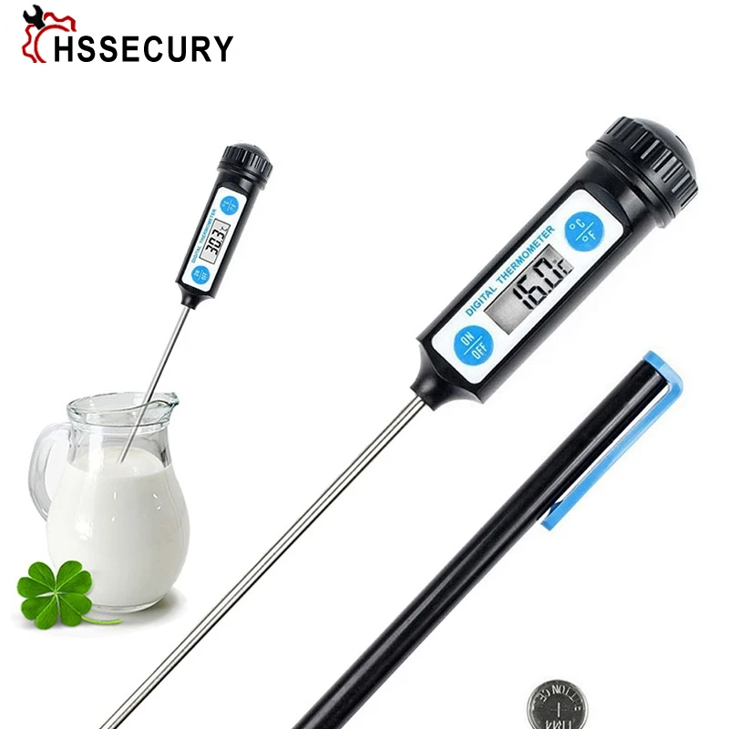 

Электронный цифровой пищевой термометр для тортов, конфет, фри, барбекю, мяса, бытовые Термометры для выпечки с длинным щупом