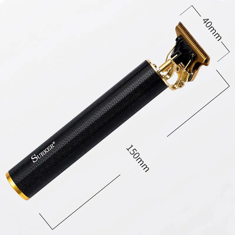 Rechargeable professional hair trimmer beard clipper for men face body grooming electric edge outline cutting machine | Бытовая техника