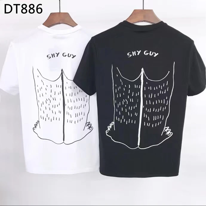 

2021 New DSQ2 High Street Trend Men's Printed T-Shirt DT886