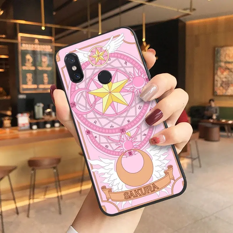 Новинка чехлы Cardcaptor Sakura чехол для телефона Xiaomi Mi MIX2 MIX2S MAX2 MAX3 F1 5 Note2 Note3 оболочка