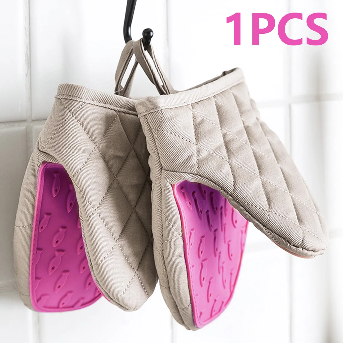 

1 шт., силиконовые перчатки с защитой от ожогов