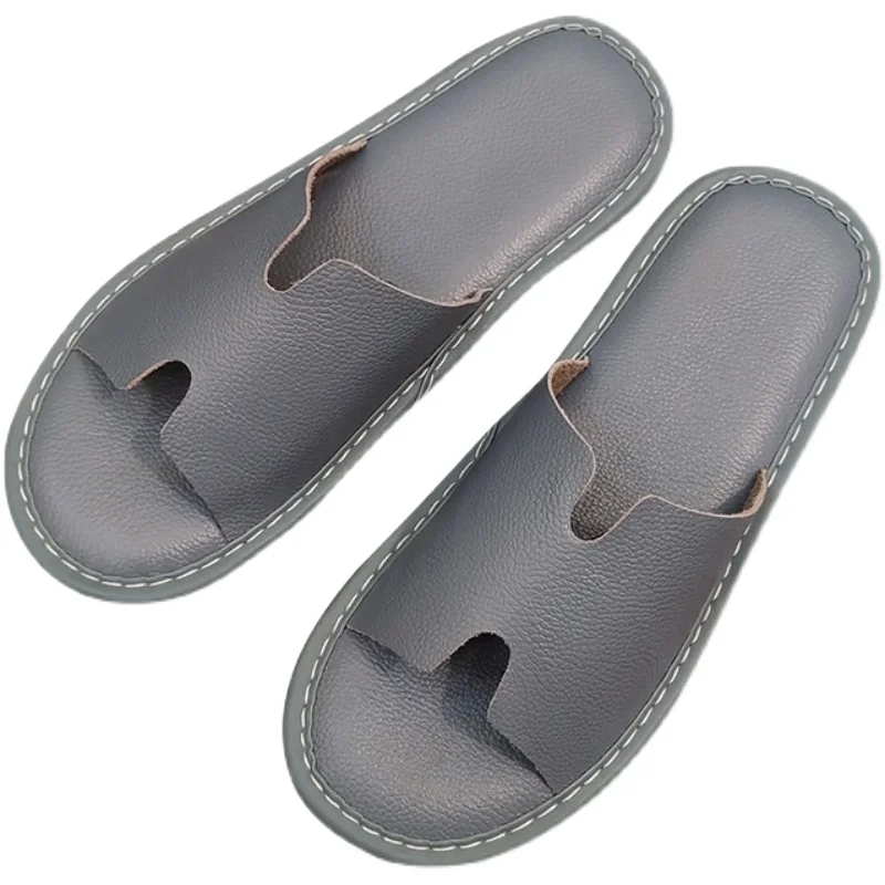 Домашние тапочки из натуральной кожи