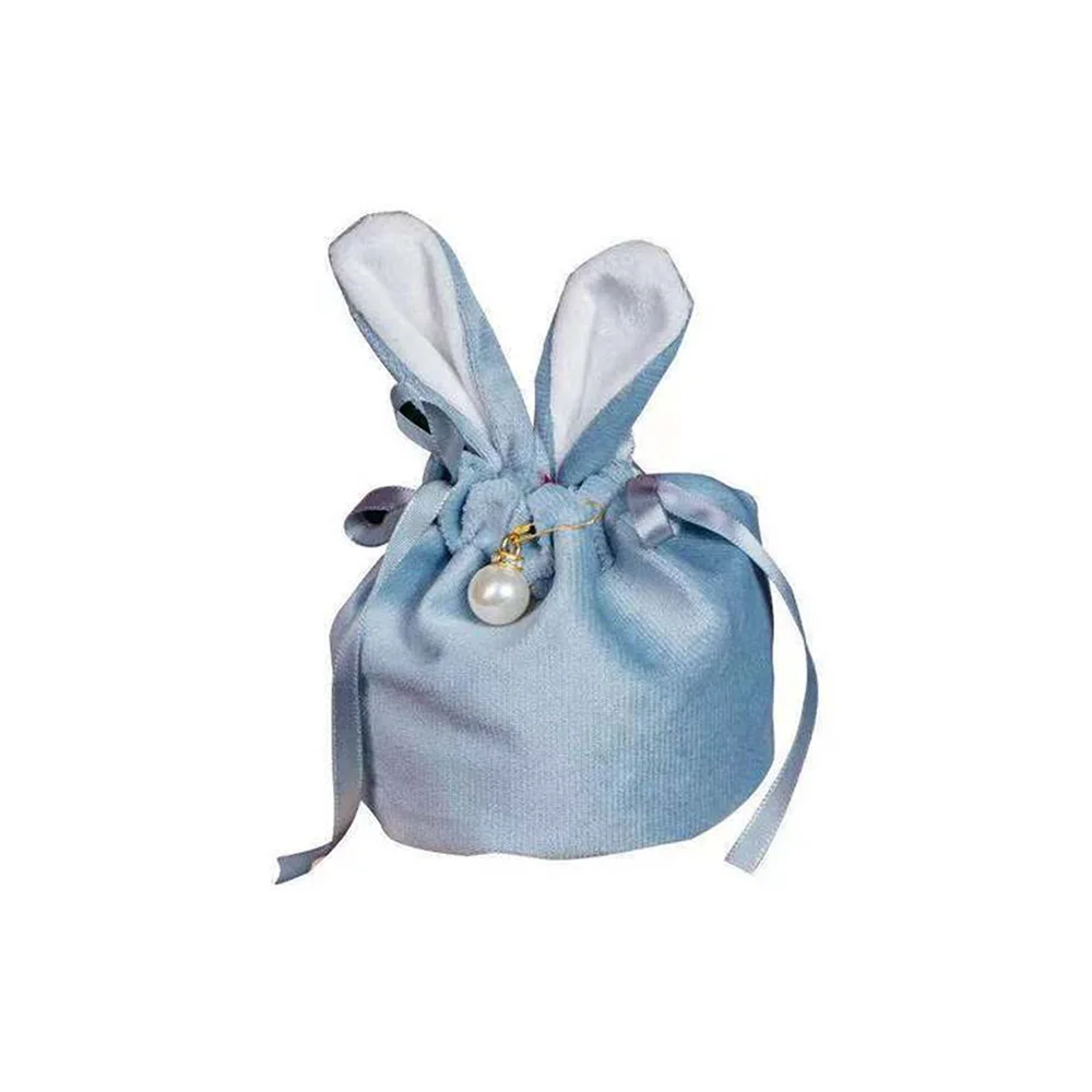 Cute Bunny Gift Packing Bags Velvet Chocolate Candy Pouches Display Wedding Birthday Party Jewelry Organizer |