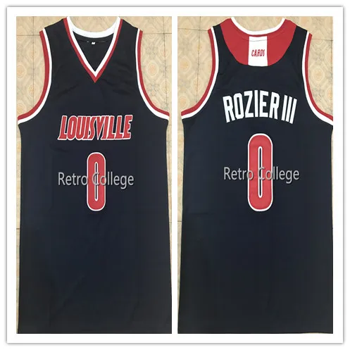 

#0 Terry Rozier III Louisville Retro Throwback Basketball Jersey Stitched Customize any name and number