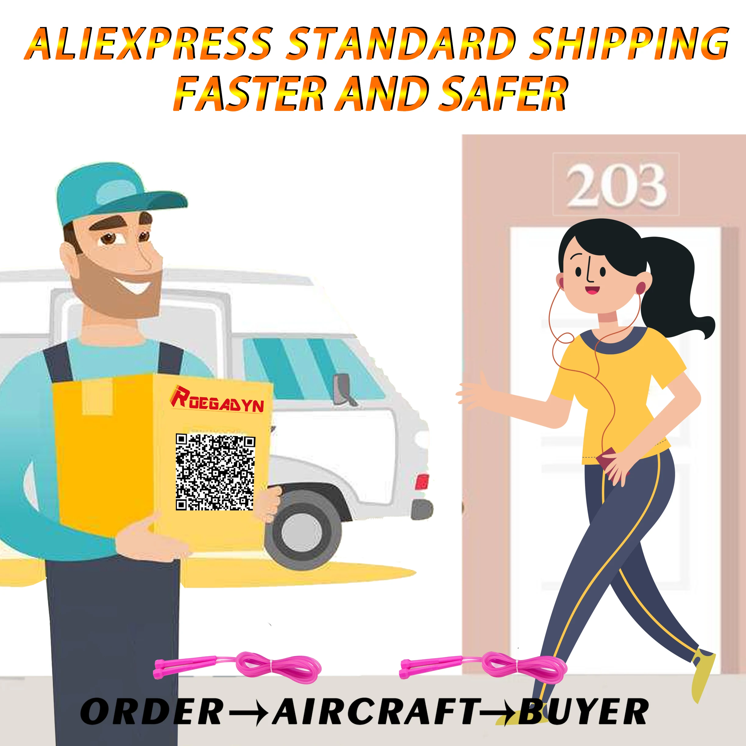 ROEGADYN детская развлекательная резиновая скакалка для учащихся средней школы