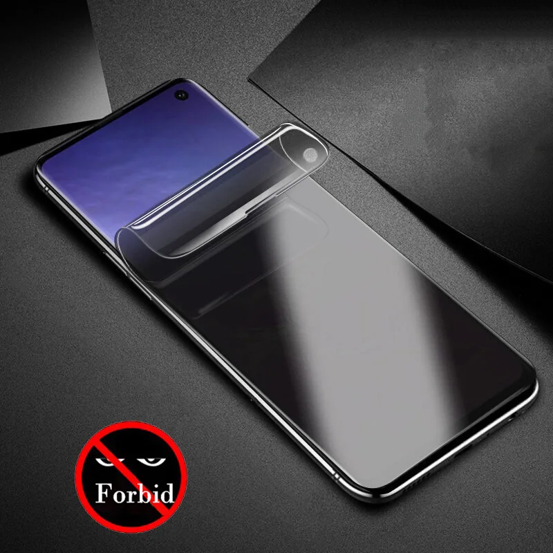Противоскользящая конденсация воды для Galaxy S8/S9 невидимая мягкая пленка TPU S20 Ультра Защитная пленка для мобильного экрана для samsung N10