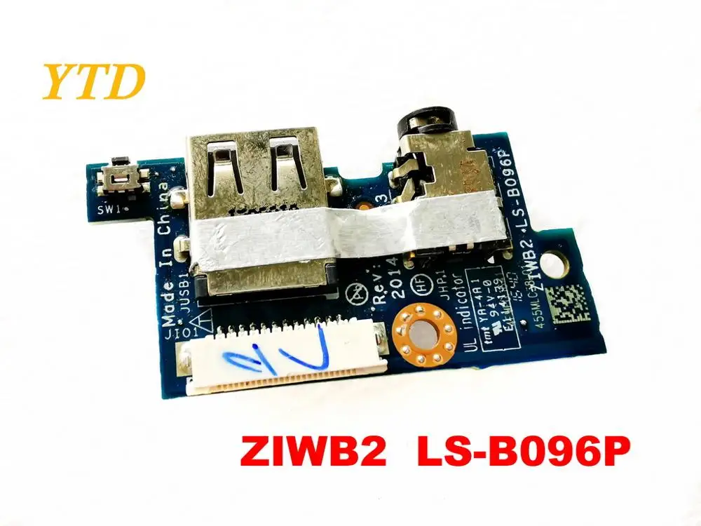 Оригинал для Lenovo B40 45 70 305 B50 30 75 USB плата аудио Плата ZIWB2 LS B096P протестирована good free