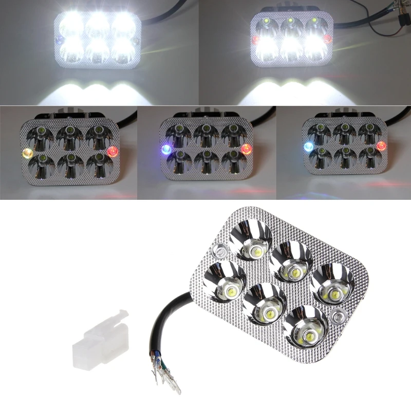 

DC12-85V Motorcycle LED Headlight Far Near Light Electric Car Built-in Spotlight U90C