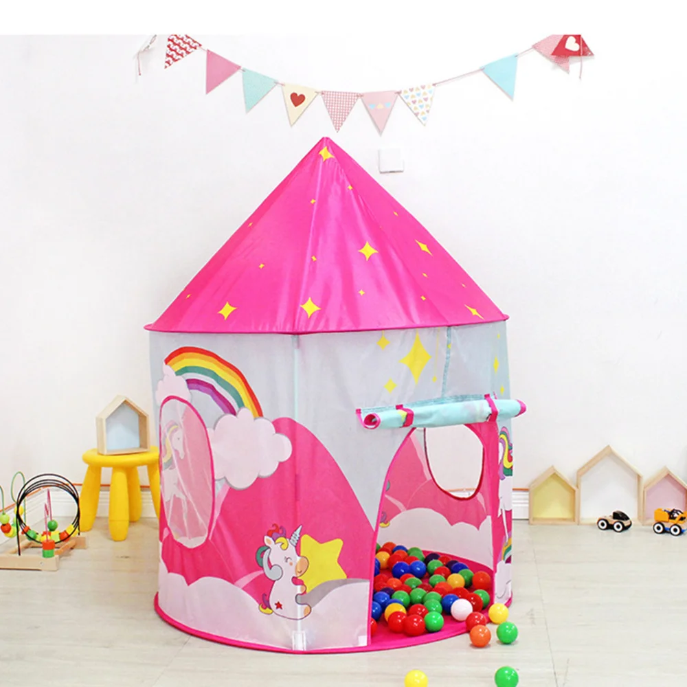 

1Set Lovely Game House Durable Kids Space Tent Washable Tent )