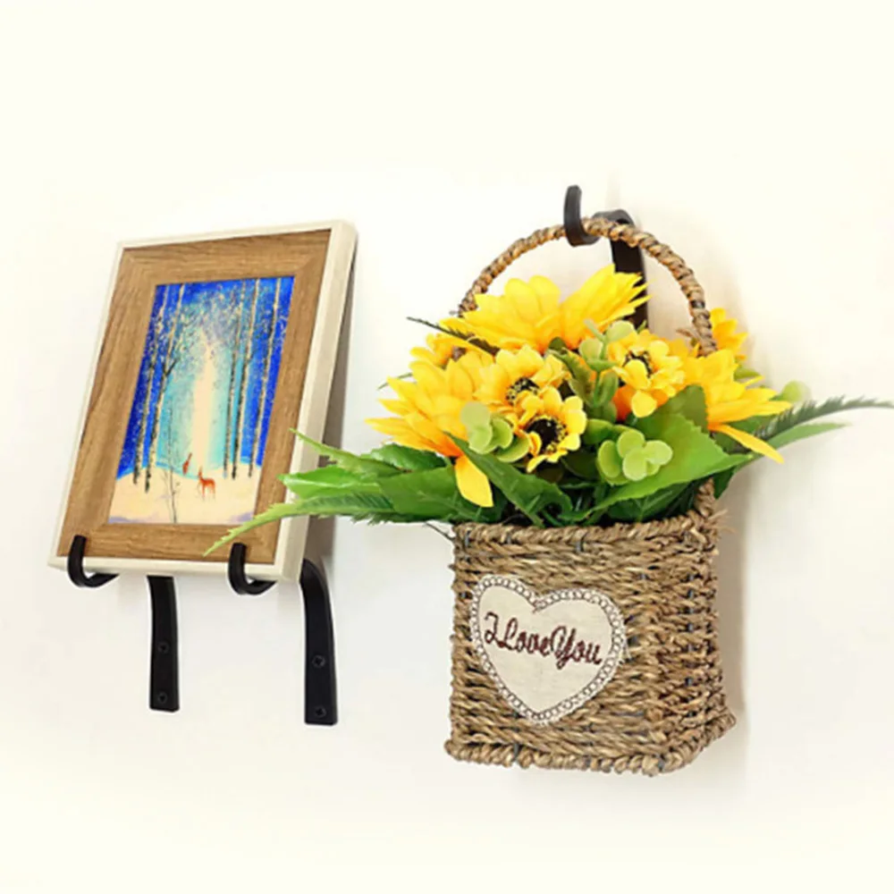 Железный металлический крючок настенный висячий цветочный горшок держатель