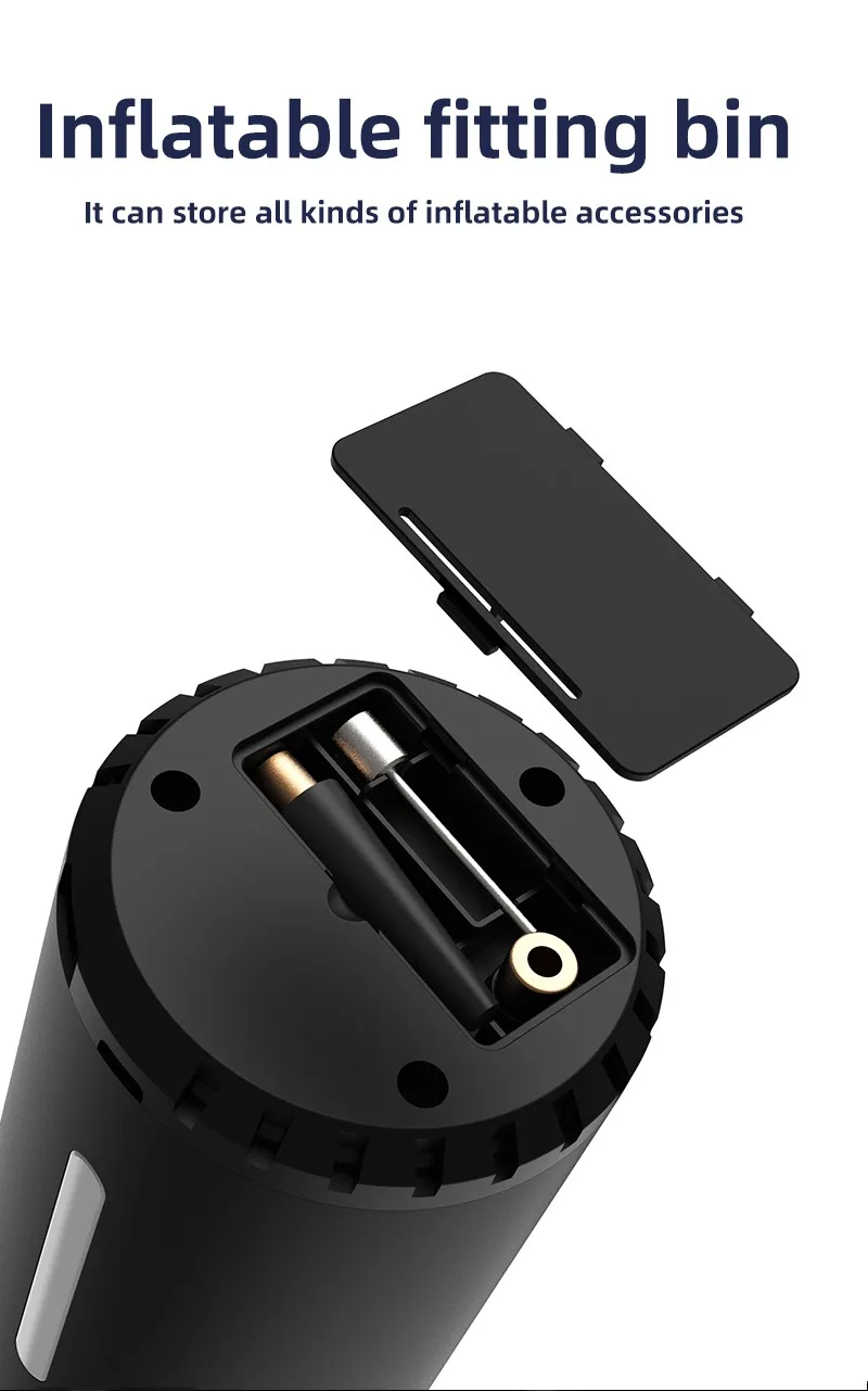 

Портативный пластиковый портативный шиномонтажный насос USB 12 В