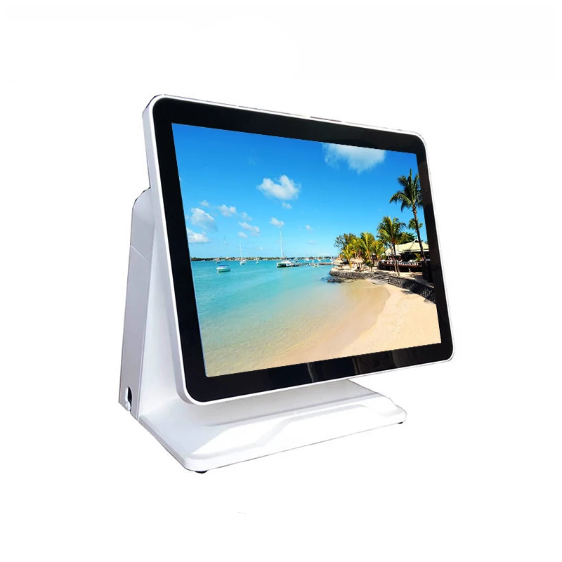 Компьютер Windows pos терминал низкая цена система все в одном настольный сенсорный