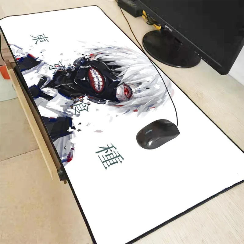 Mairuige 900x400x3 мм анимэ Tokyo Ghoul коврик для мыши с принтом из мультфильма большой Коврик