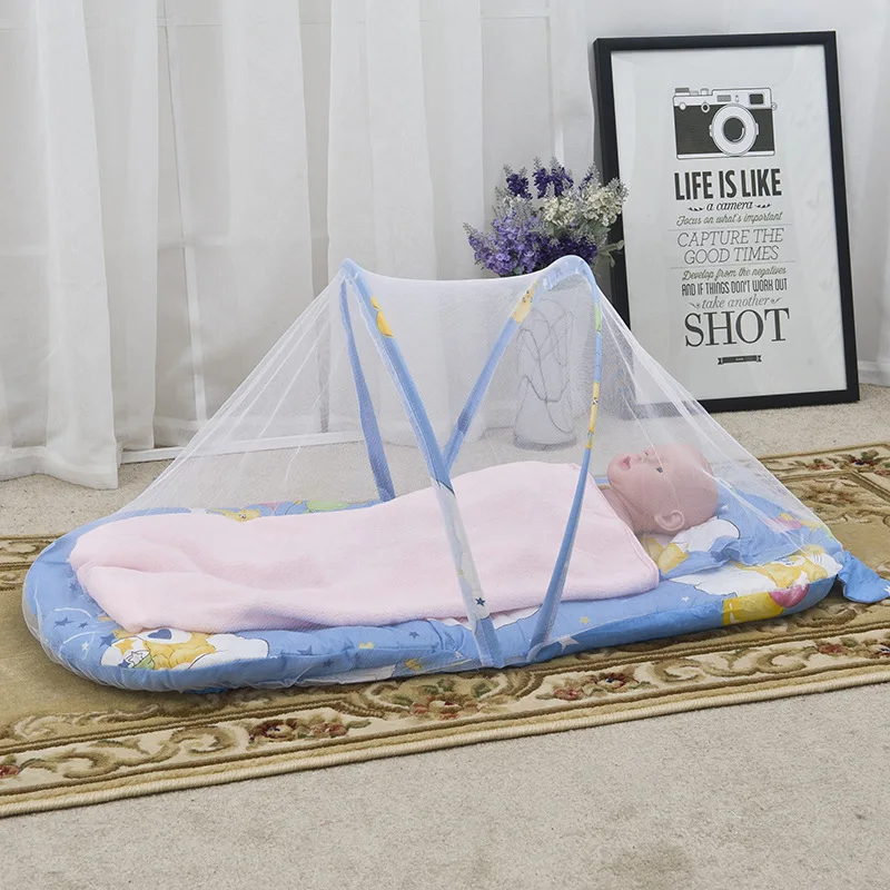 Складная детская кровать из полиэстера москитная сетка Юрта кроватка палатка