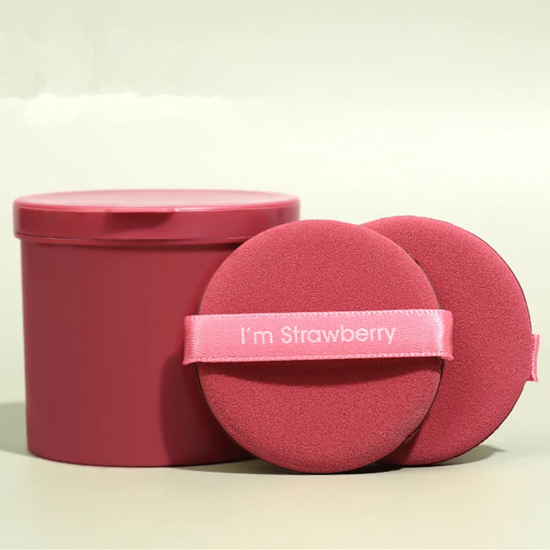 

Strawberry Cosmetic Puff Set Double Side Women Soft Makeup Sponge Beauty Blender Make Up Powder Tools