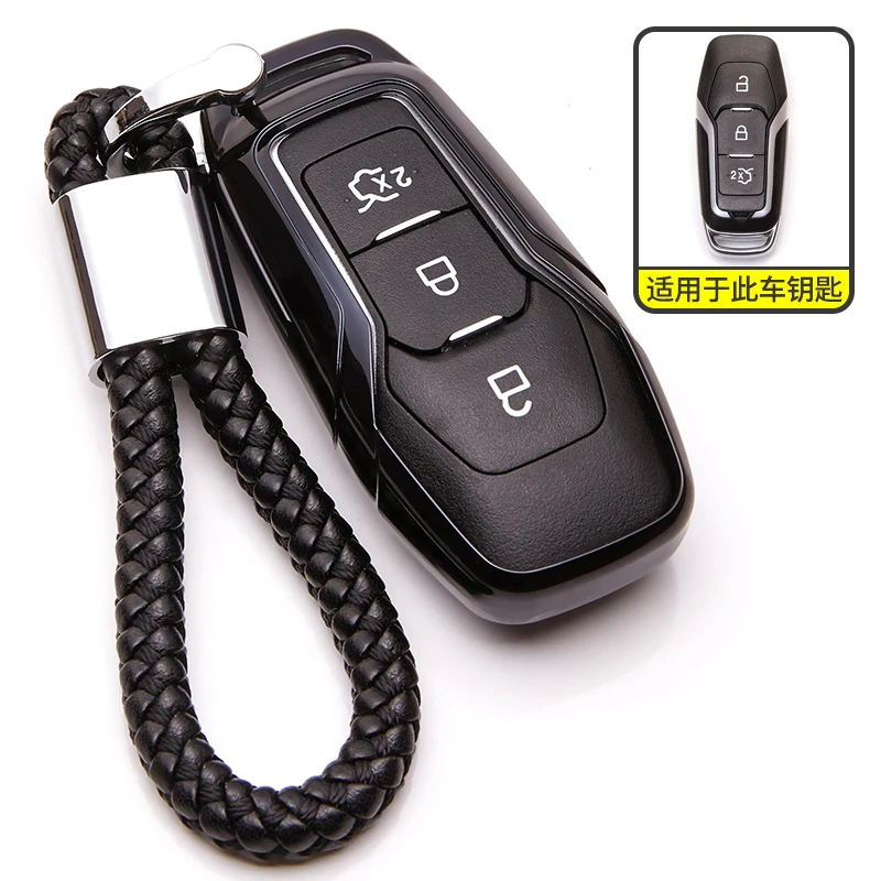 Чехол для ключей из ТПУ Ford Mondeo MK3 MK4 MK5 3 4 5 Mustang Edge Kuga Fiesta Ranger Fusion Focus MK6 MK7|Футляр