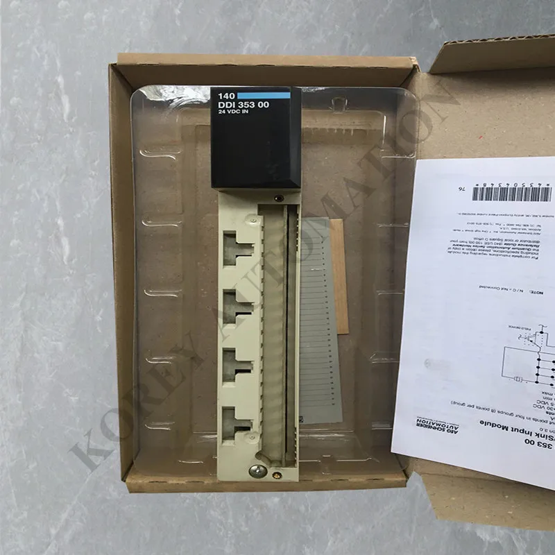 

SCHNEIDER PLC MODULE 140DDI35300 GOOD IN CONDITION TAPE PACKING
