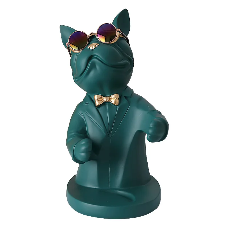 

Home Decoration Accessory,Figurine Miniature,French Bulldog Sculpture,Wine Rack,Table Decor,Modern,Living Room,Decorative Statue