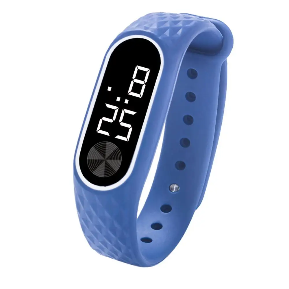 Часы с цифровым светодиодным дисплеем модные женские часы мужские силиконовый