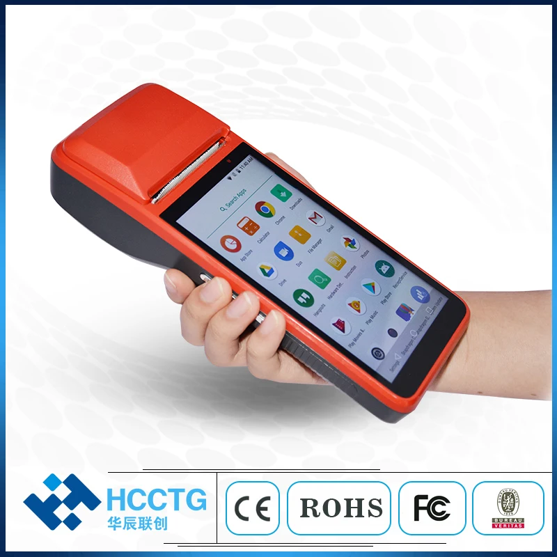 4G + Wifi Bluetooth NFC штрих код Touch розничная продажа все в одном Android POS система с