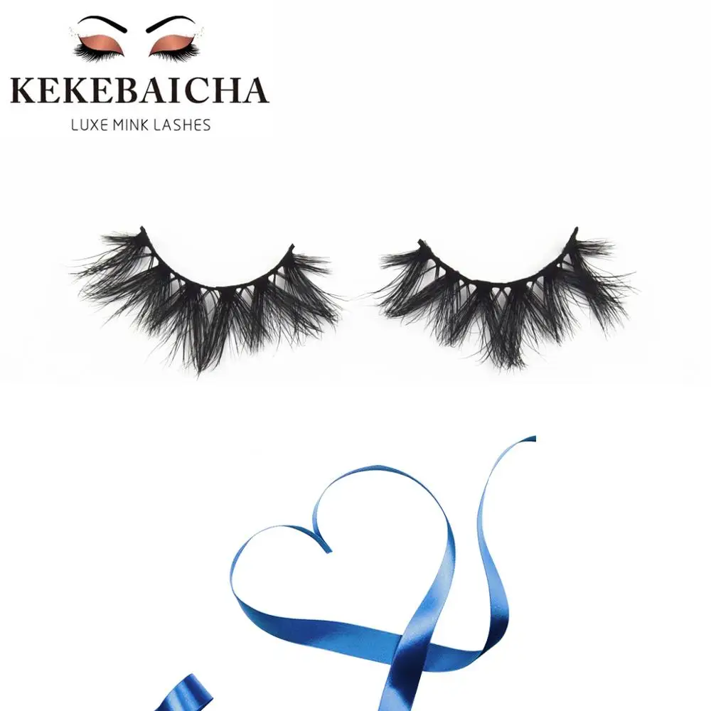 

Накладные ресницы KEKEBAICHA 20 мм объемные ресницы 3D норковые ресницы без жестокости перекрестные Драматические Длинные норковые ресницы макия...