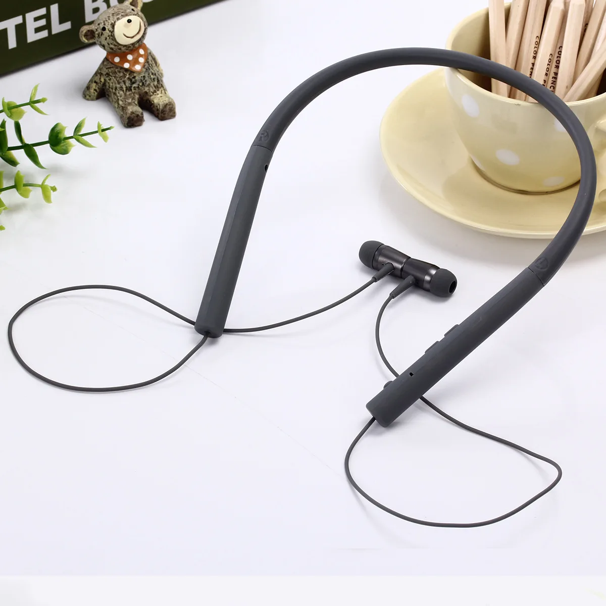 Беспроводная Bluetooth подвесная спортивная Гарнитура для sony mdr-ex750bt, беспроводная гарнитура с шумоподавлением и водонепроницаемым магнитом