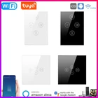 Рулонные шторы Tuya, Wi-Fi, переключатель светильник, электрические, моторизованные, приложение SmartLife, дистанционное управление через Alexa, Google Home