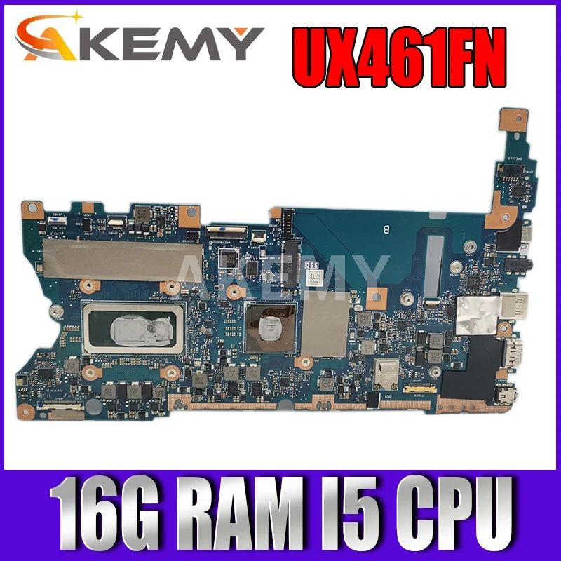 

Материнская плата UX461FN для ноутбука ASUS UX461FN UX461F, материнская плата протестирована W/ (V2G) GPU 16G/I5-8265U