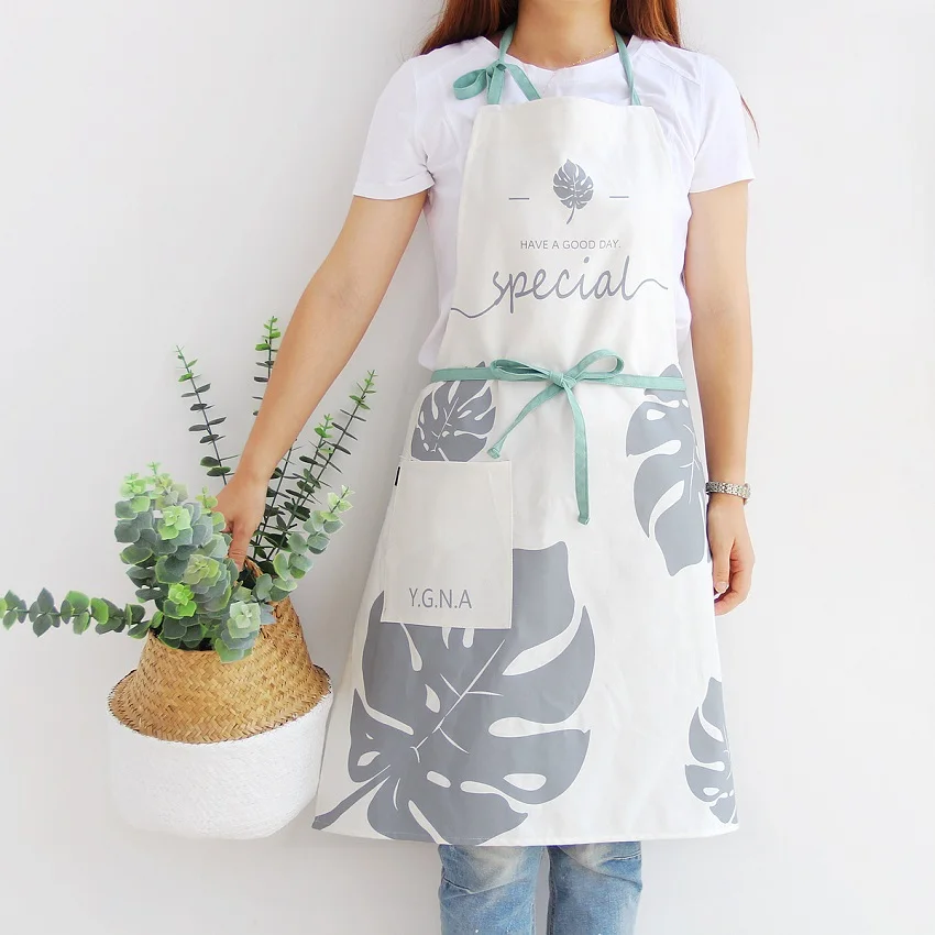 Короткий фартук в скандинавском стиле, хлопок, фартук для кофе и ресторанной работы, фартук для кухни, фартуки для приготовления пищи, фартуки для женщин и мужчин, нагрудник - Цвет: 80x66cm