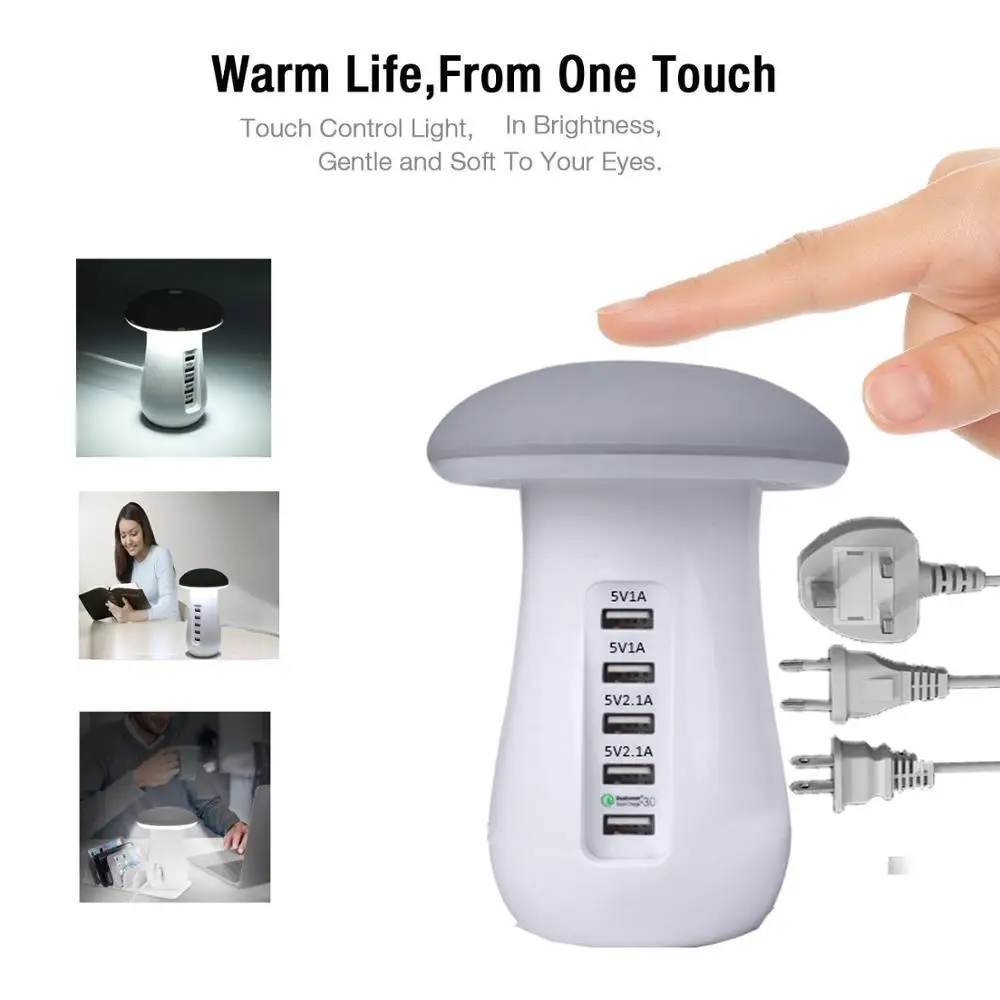 Зарядное устройство USB с вилкой для ЕС/США быстрая зарядка 3 0 телефона адаптер Huawei