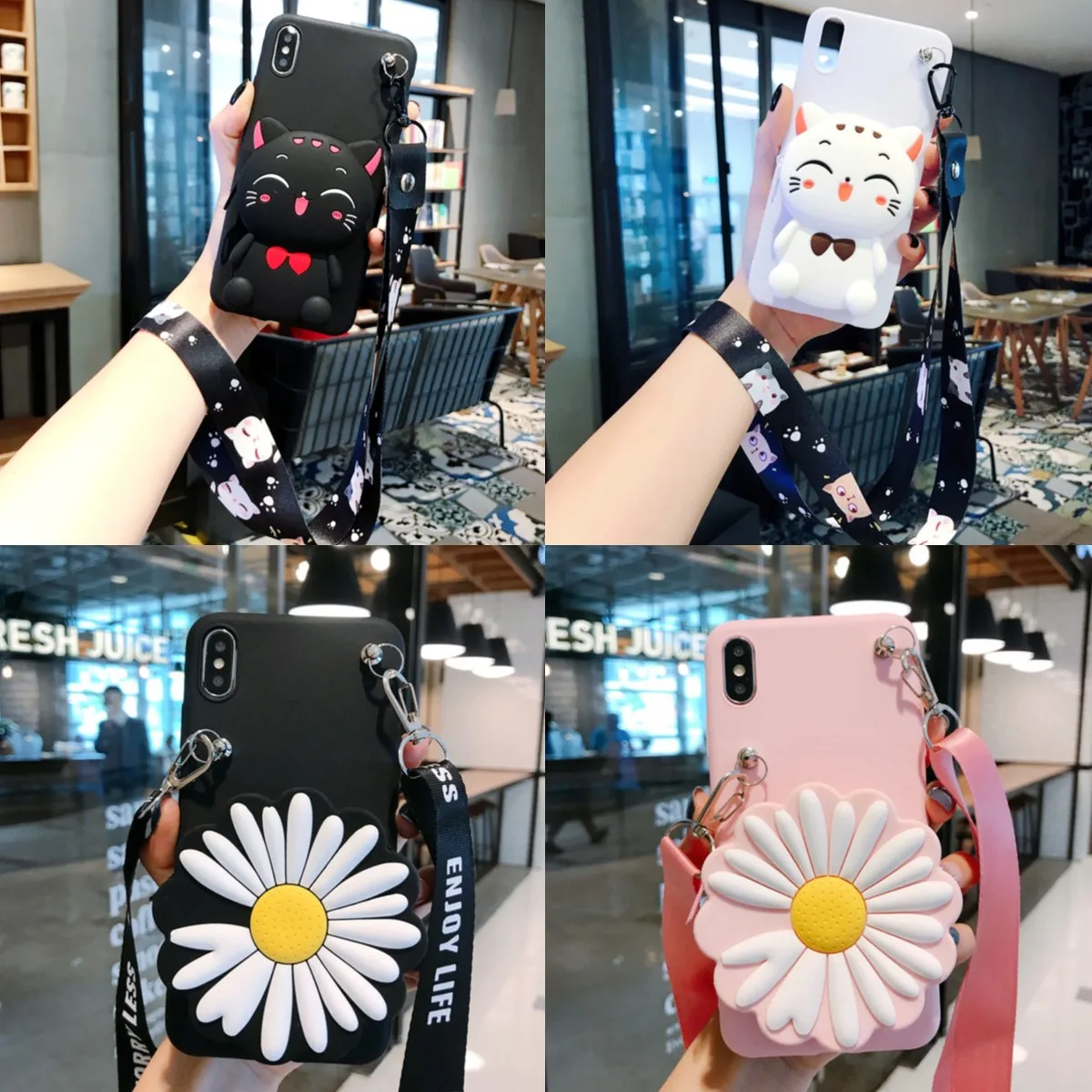 Для samsung S10 S8 S9 Note 8 9 10 плюс A20 20 50 70 80 J4 J6 J8 Чехол кошелек динозавр Медведь стежка