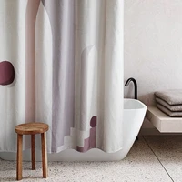 new liang qi waterproof shower curtain partition curtains anti mildew thick cloth for home bathroom accessories customizable