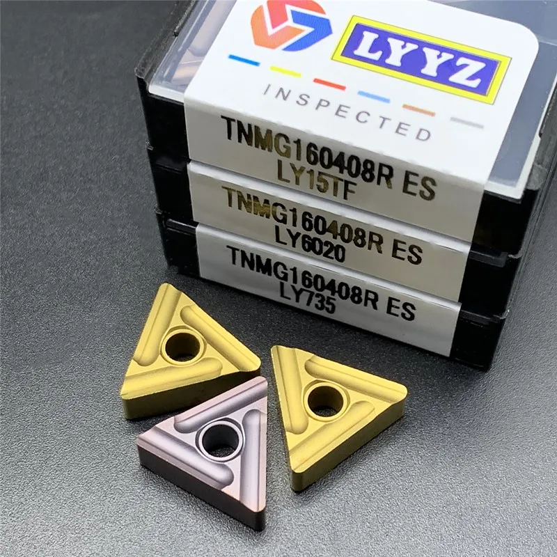 

10 шт., карбидные вставки для токарного станка LY15TF LY6020 LY735