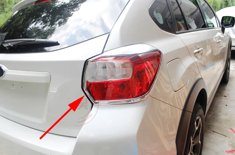 Хромированная крышка заднего фонаря аксессуары для отделки подходят Subaru XV Crosstrek