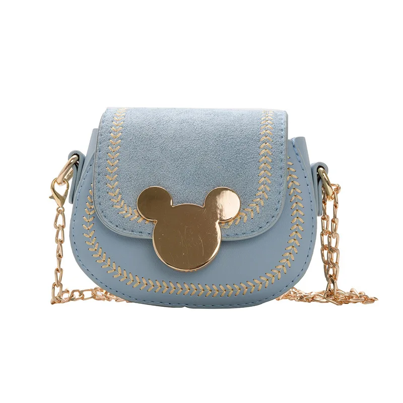 Детская Декоративная Сумка из ПУ кожи с героями Диснея Минни и Микки сумка на