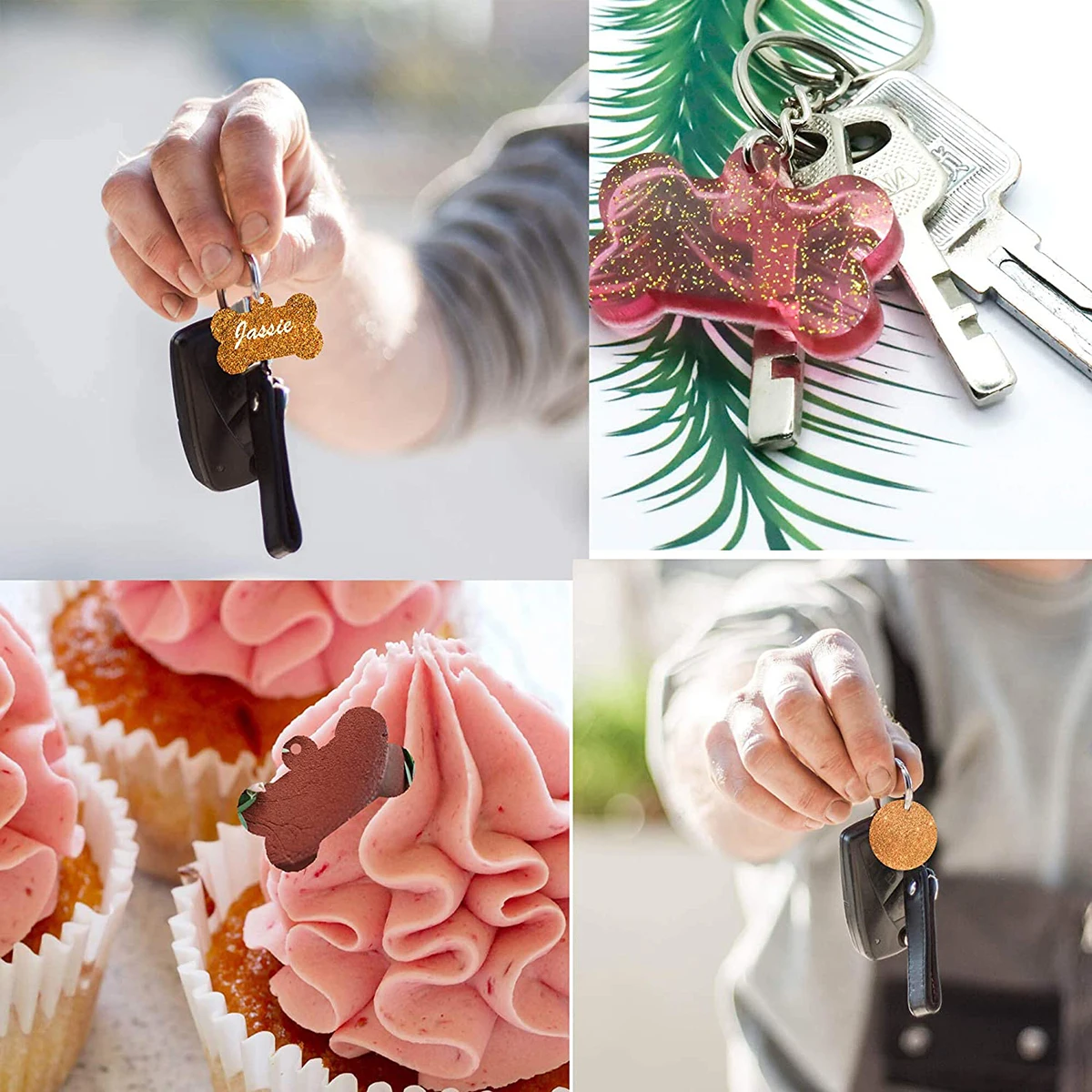 силиконовые формы молды для эподной смолы эпоксидна Бирка собаки с тремя