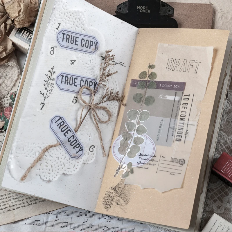 Винтажная английская этикетка почтовая марка деревянный штамп DIY Ретро стиль для