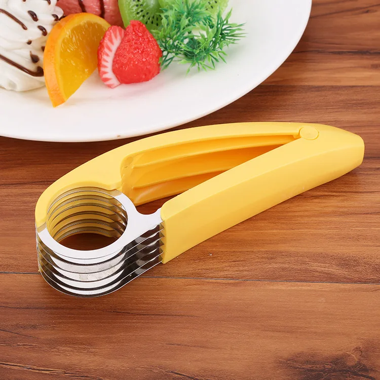 Слайсер для бананов из нержавеющей стали кухонные инструменты слайсер фруктов и