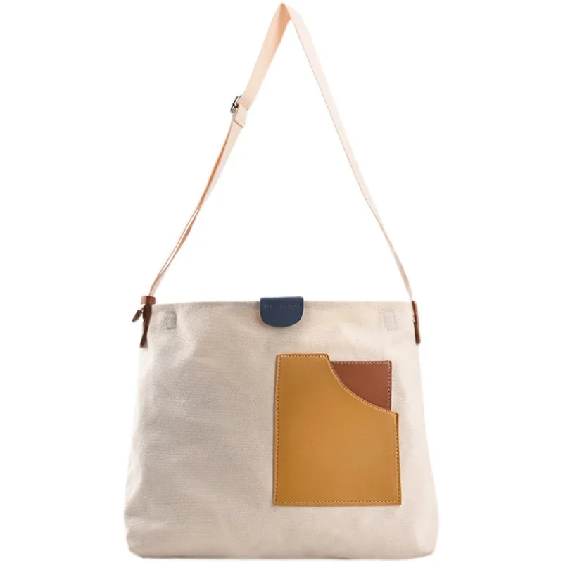 

Women Shoulder Bags Handbags for Girls 2021 New Fashion Patchwork Messenger Bags Students Bookbag Large Capacity Letters Bags