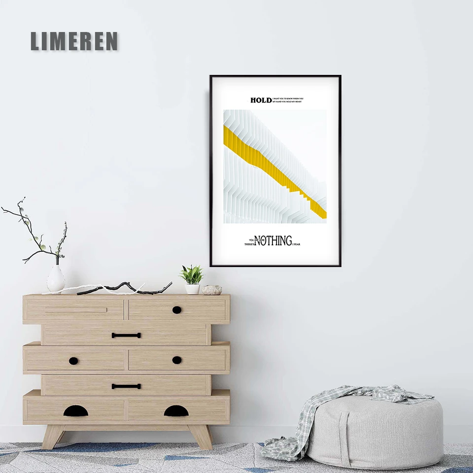 

White Yellow Building Landscape Painting Canvas Abstract Home Decor Poster And Prints Nordic Minimalist A4 Pictures Wall Artwork
