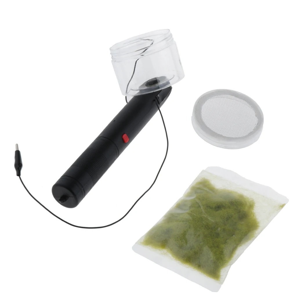 Aplicador port&aacute;til para m&aacute;quina de flocado de c&eacute;sped, herramienta para hacer Flocado de c&eacute;sped para plantas-4