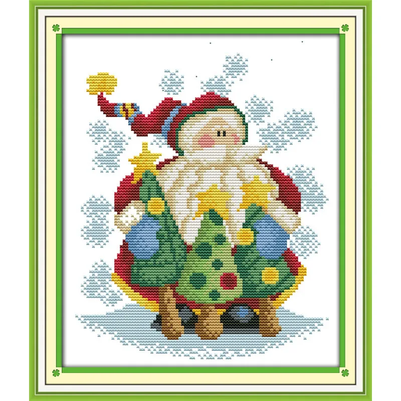 

Everlasting Love Santa Claus (3) Ecological Cotton Chinese Cross Stitch Kits Counted Stamped 14CT And 11CT New Sales Promotion