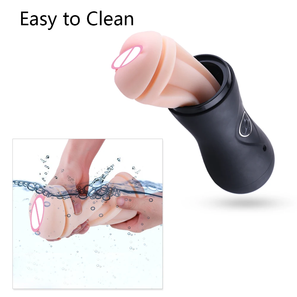 Hismith Вагина и рот мужской мастурбатор 10 Вибратор на несколько скоростей с