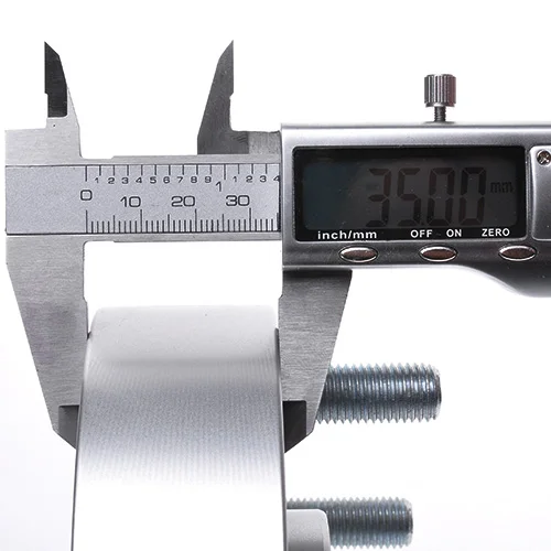 Silver-35mm Teeze 5X4,5 ''2 шт алюминиевый черный концентратор центральный колесный Проставка Адаптеры 5x114,3, центральный диаметр 66,1 мм для Nissan Silvia 1999 - Цвет: Silver-35mm