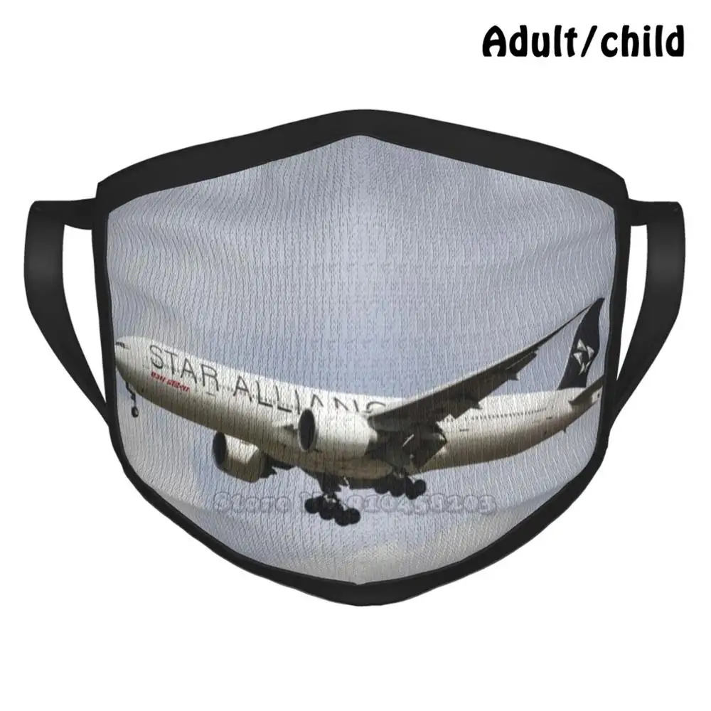 

Star Alliance Boeing 777 Custom Design Face Mask For Adult Kids Anti Dust Star Alliance Star Alliance Boeing 777 Boeing 777