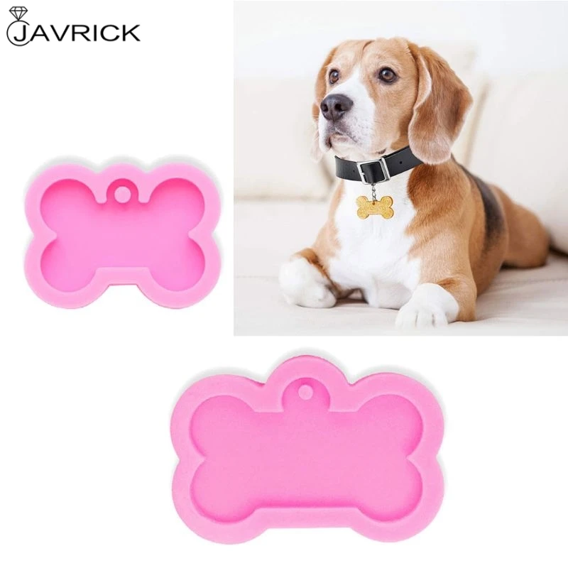 Silicone Bone Shape Pendant Resin Mold DIY Dog Tag Shaped Keychain Casting Crafting Tools | Украшения и аксессуары