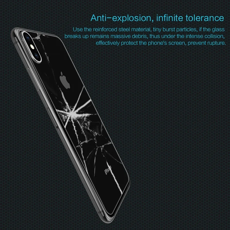 Закаленное стекло NILLKIN для iPhone XS Max взрывозащищенное прозрачное HD 8 9H защита